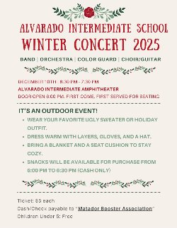 Alvarado Winter Concert